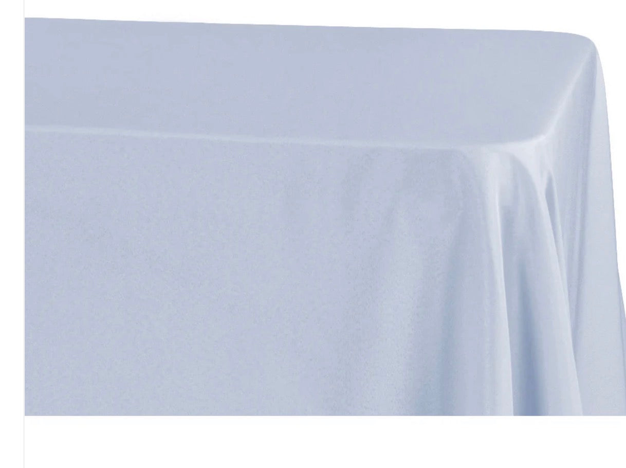 Polyester 90x 132 “Tablecloth - Dusty Blue