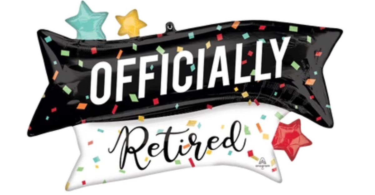 You’re Officially Retired | Retirement Foil Balloon 38”