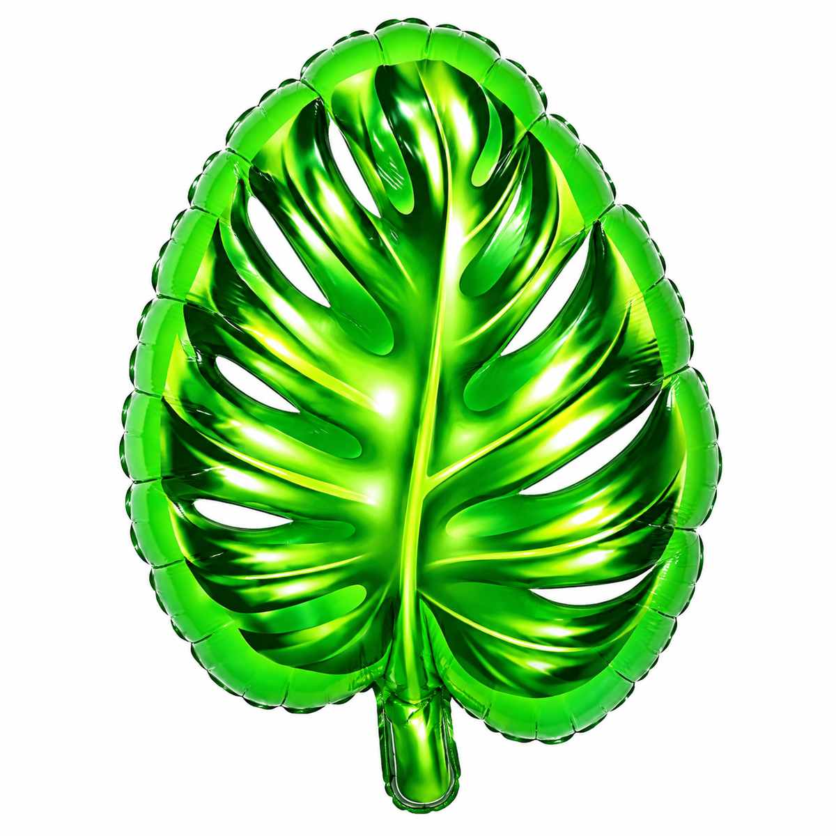 Green monstera leaf balloons 20”