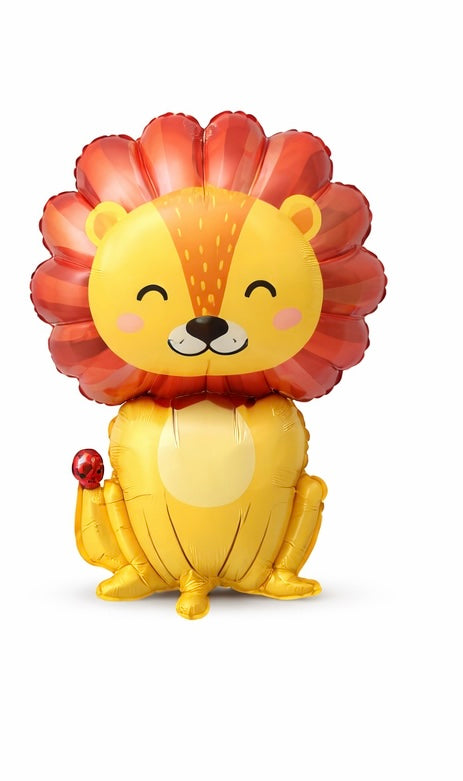 32.6” x 22” 
Lion Shaped Foil Balloon