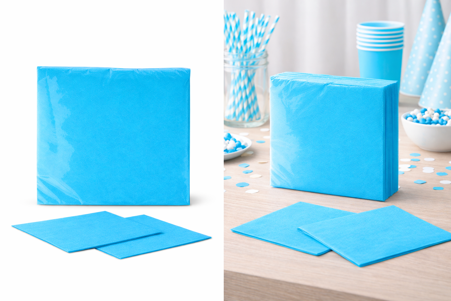 Blue napkins - 24 Pack