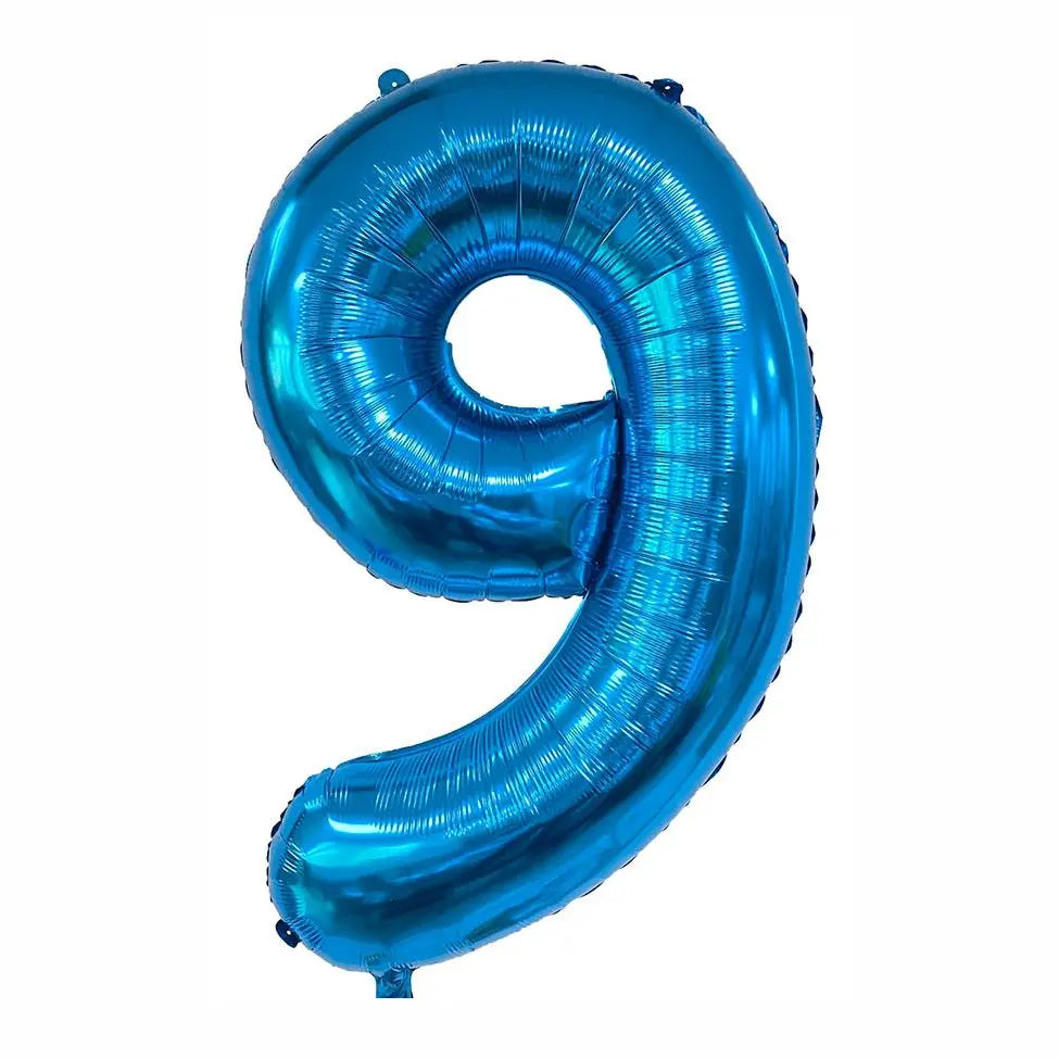 34 Inch Blue Number 9