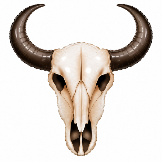 Long Horn Cow Steer Balloon 31”