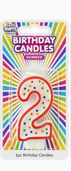 0-9 Number Birthday Candles