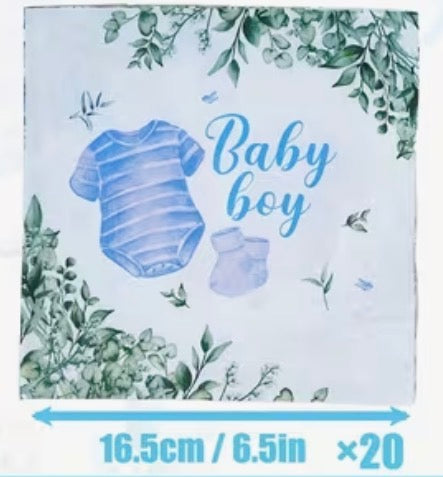 Baby Boy Tableware Collection (Sold Individually – Pack of 20