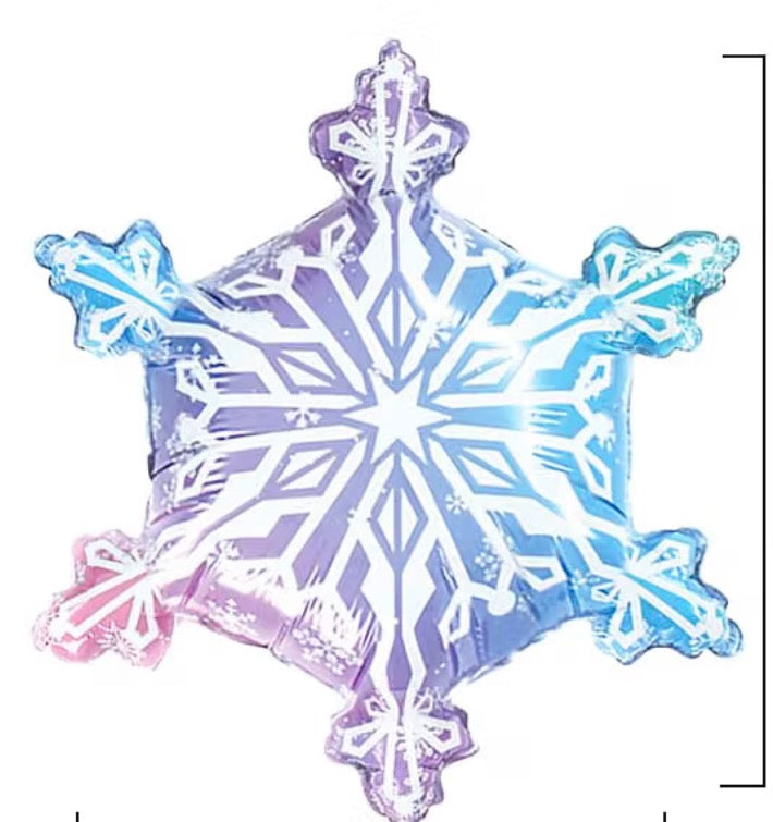 Balloons Snowflake Foil Balloon 24”