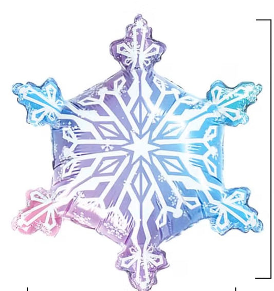 Balloons Snowflake Foil Balloon 24”
