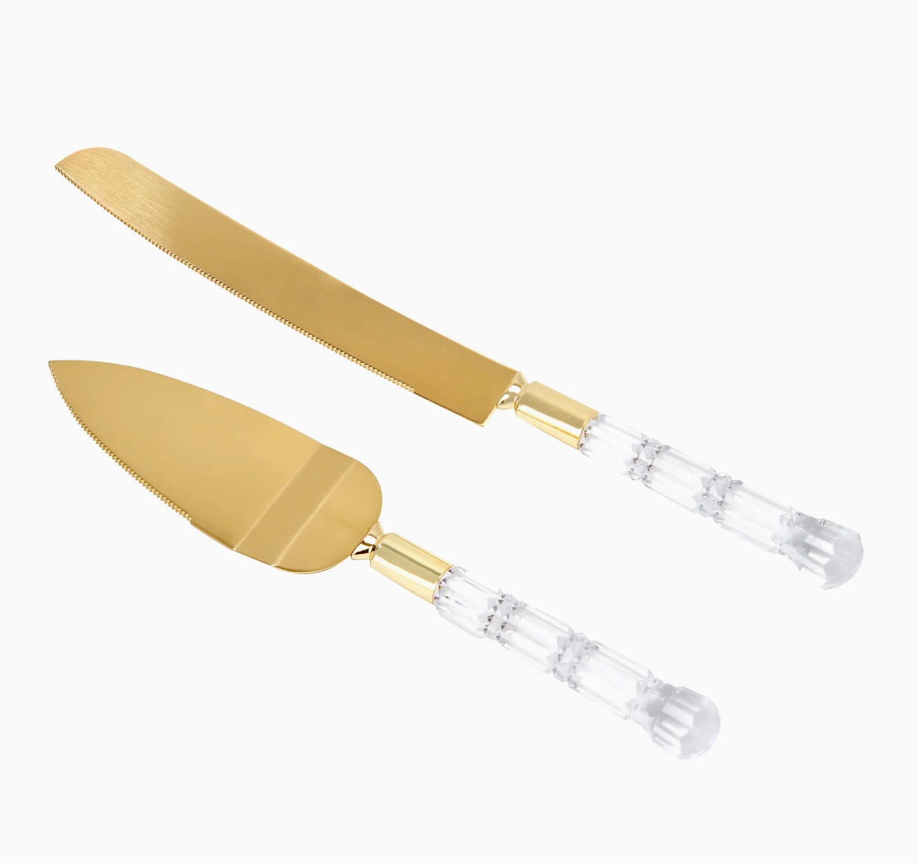 Cake Cutting Set - Gold