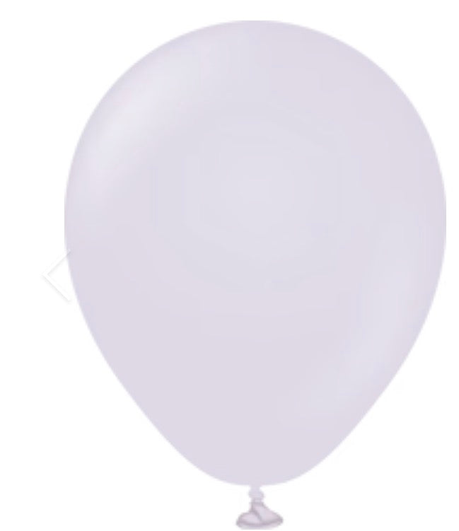 Kalisan Balloons -Pastel Matte Macaron Lavender/Lilac (50 Per Bag)