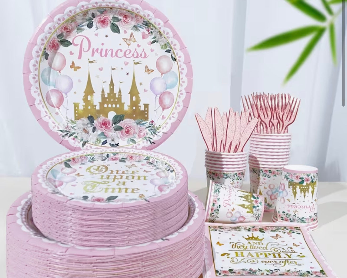 Princess  Tableware Collection (Sold Individually – Pack of 20 )