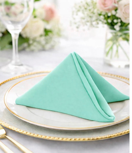5 Napkins per pack | Tiffany Blue  ( SATIN)  Napkins
