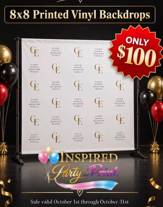 8x8 Backdrop sale ( must be designed/print ready)