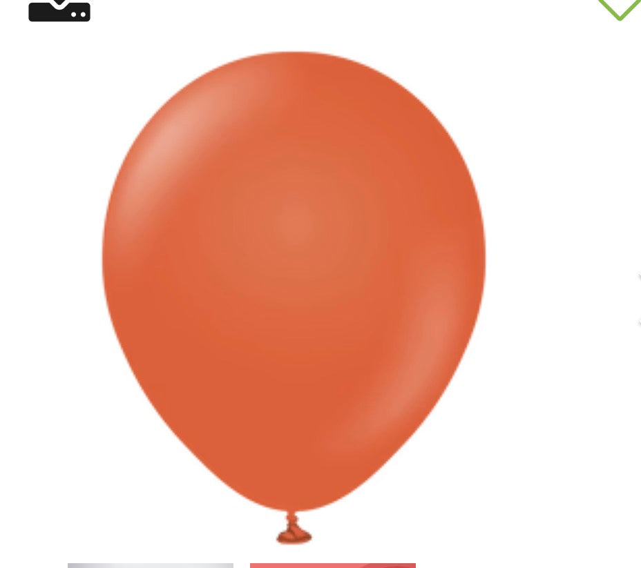 Kalisan Latex Retro Rust Orange (50 Per Bag)