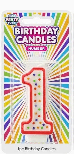 0-9 Number Birthday Candles