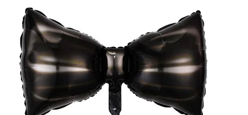 INFLATED Bow Tie foil Balloon 14” x 31”