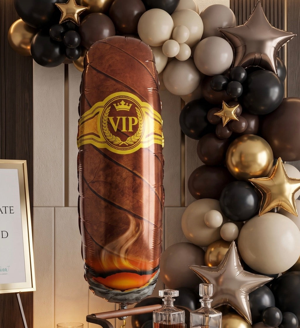 Exclusive Vip Cigar Balloon | Bachelor Party Foil Balloon
