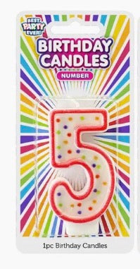 0-9 Number Birthday Candles