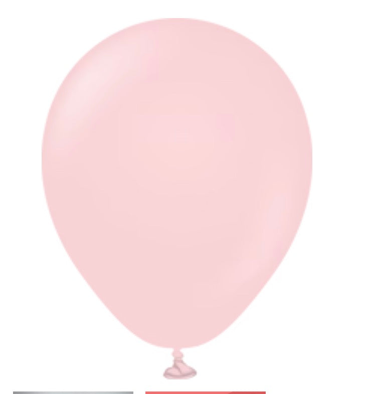 Kalisan Latex Pastel Matte Macaron Pink (50 Per Bag)
