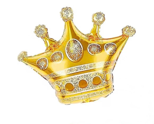 INFLATED Crown foil  27½″ × 29½″.