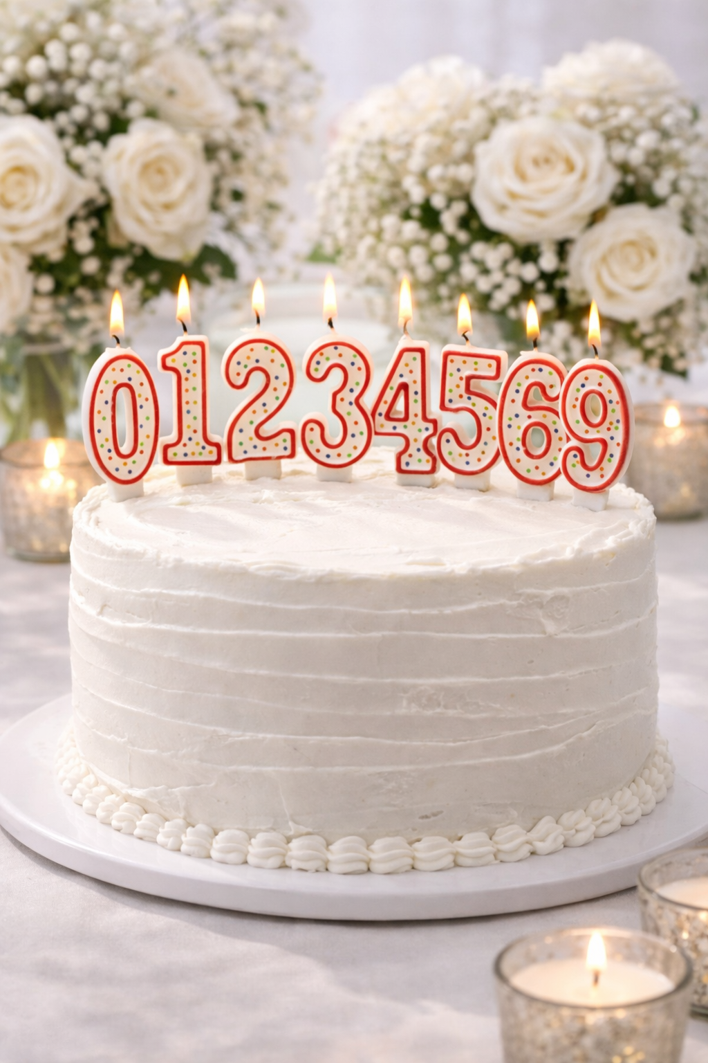 0-9 Number Birthday Candles