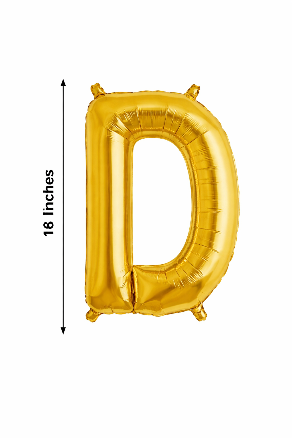 Gold Foil Balloon Letters (A–Z)