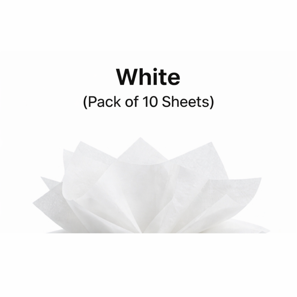 White- Tissue Paper Sheets (10 Pack) | Gift Wrapping & Party Supplies