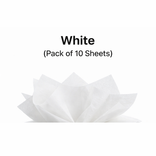White- Tissue Paper Sheets (10 Pack) | Gift Wrapping & Party Supplies
