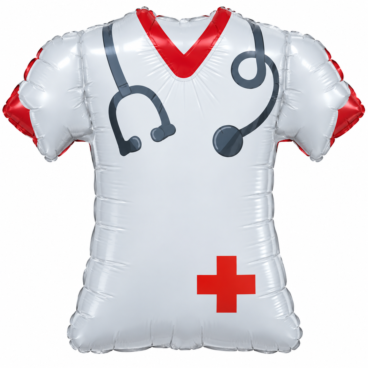 Nurse Themed Scrub Top Balloon 7 x 5 x 0.1 in
