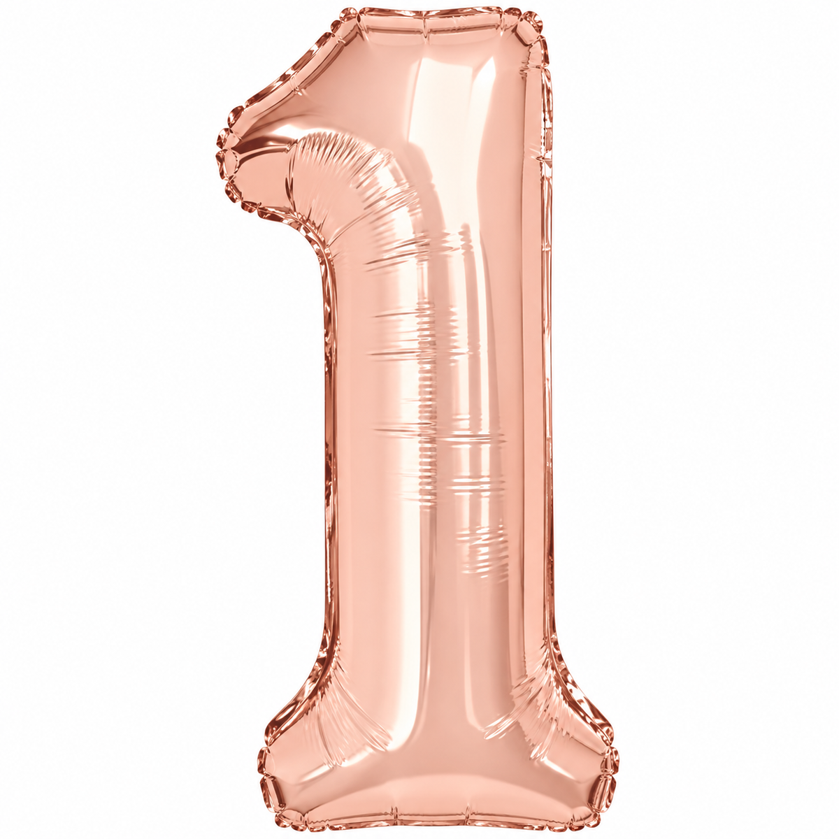 INFLATED   34” Foil Balloon - NUMBER “1”-ROSE GOLD (Copy)