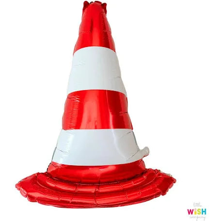 Caution Cone balloon 35”x25”