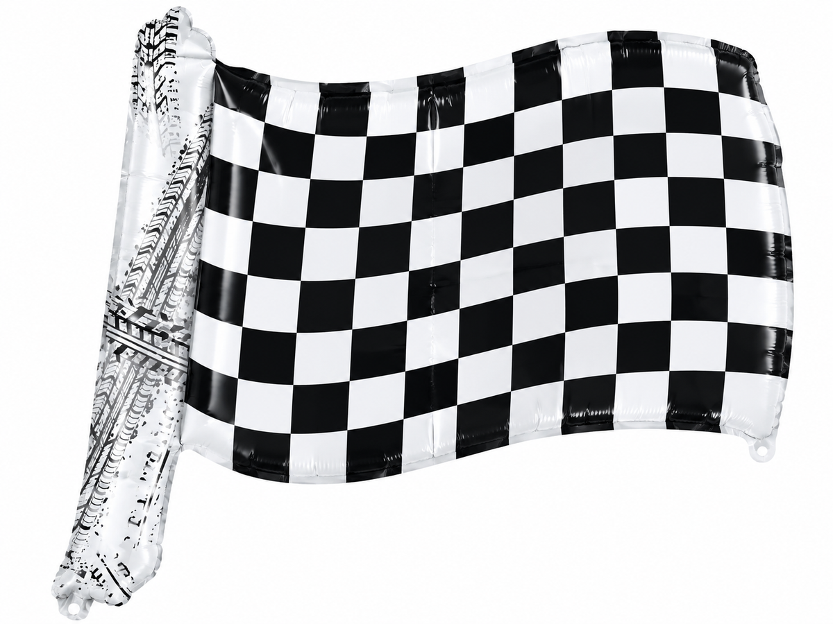 Flag foil balloon ( includes 1 flag)
