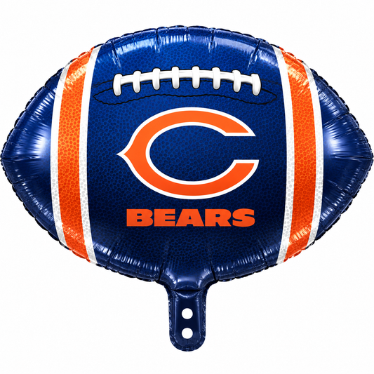 18” Junior Shape Chicago Bears NFL Football Team Colors Balloon