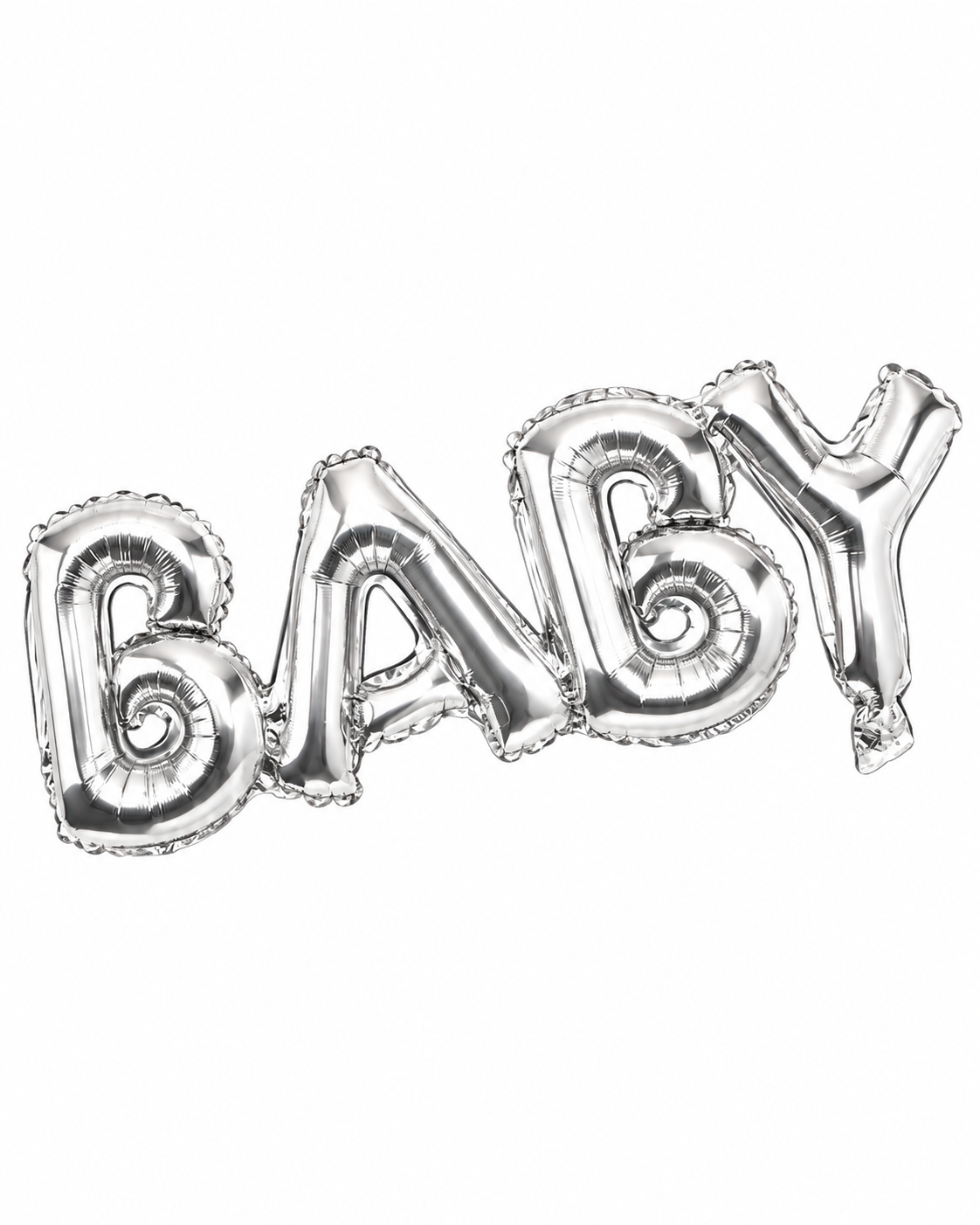 "Baby" Balloon 24" X 8" - Silver