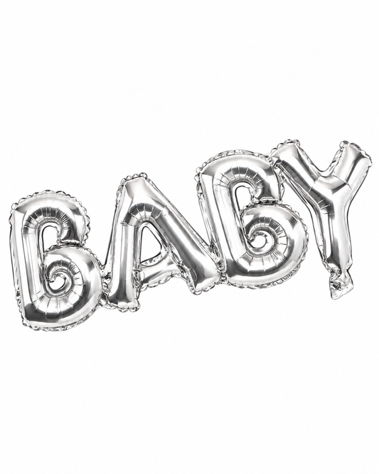 "Baby" Balloon 24" X 8" - Silver