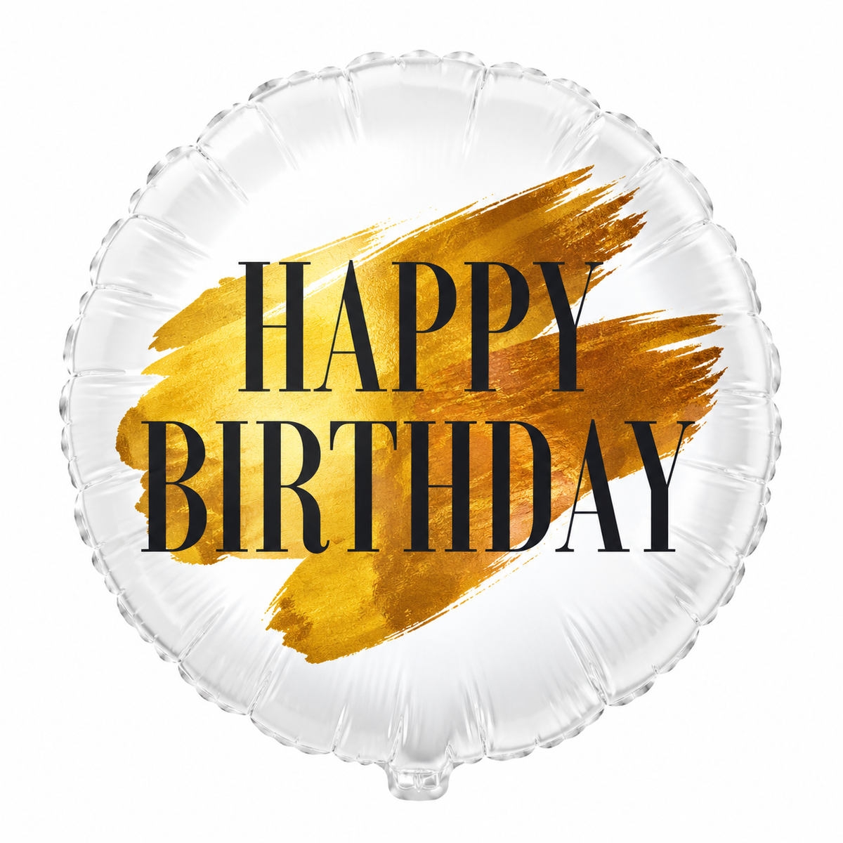 18" Happy Birthday 24K Karat Gold Foil Balloon