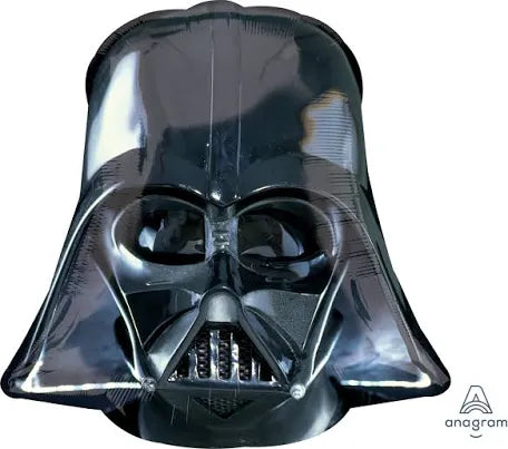 SuperShape Darth Vader Helmet Black Balloon