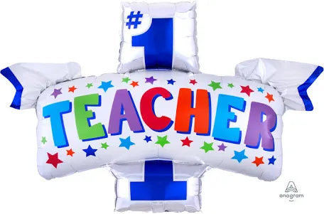 SuperShape #1 Teacher Balloon