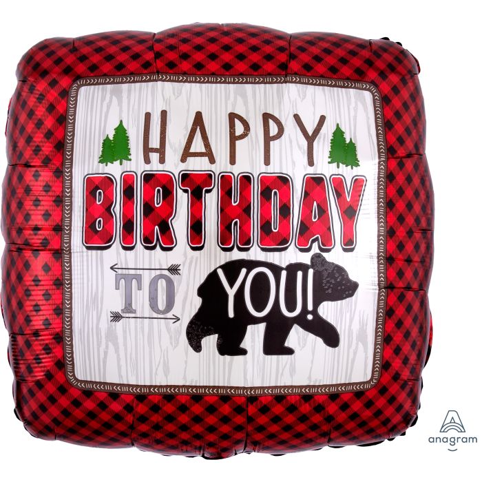 Jumbo Little Lumberjack Birthday Balloon
