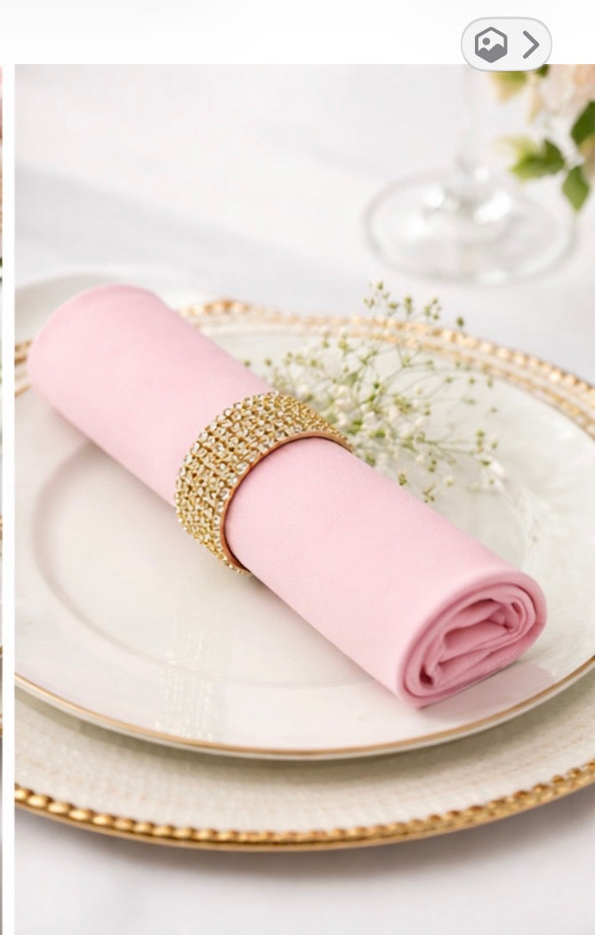 5 Napkins per pack | Pink Napkins