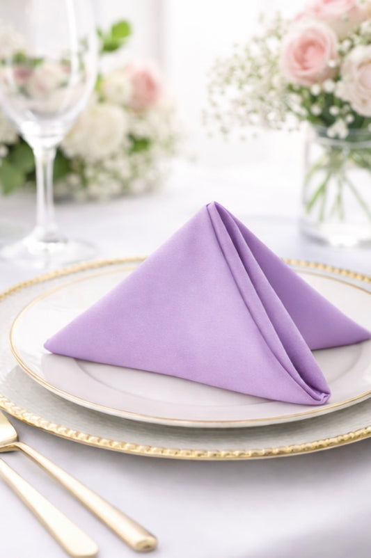 5 Napkins per pack | Lavender Napkins