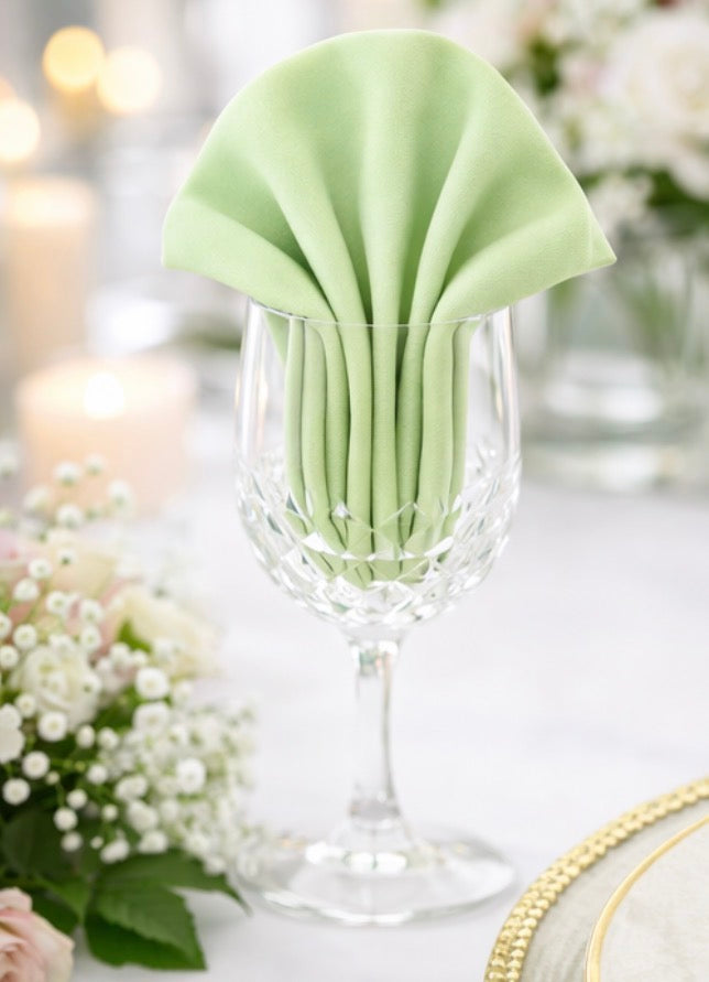 5 Napkins per pack |  Sage Green  Napkins