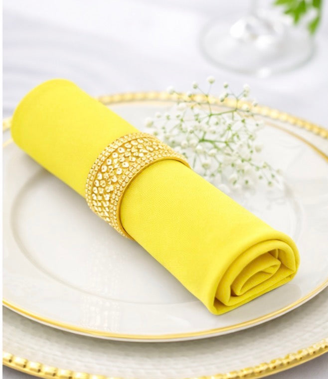 5 Napkins per pack |  Yellow Napkins