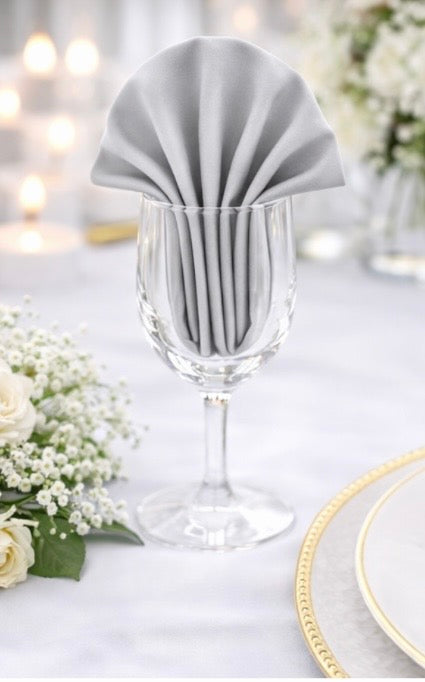 5 Napkins per pack | Grey Napkins