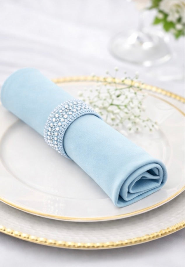 5 Napkins per pack | Baby Blue Napkins