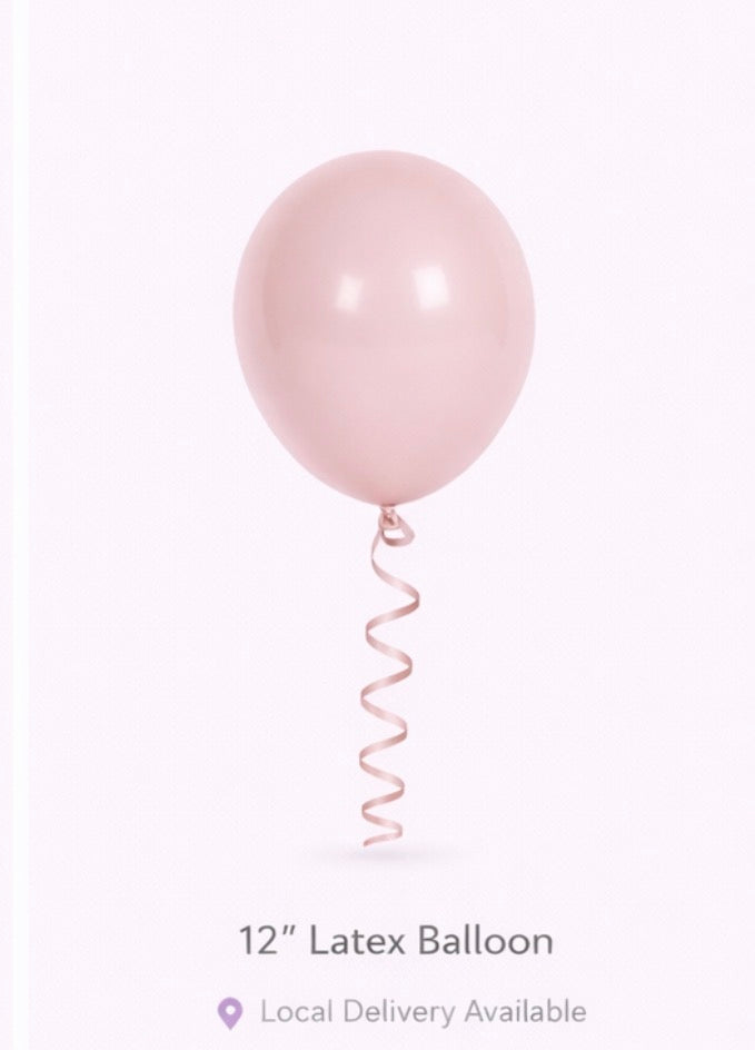 Pastel Dusk Pink  -Helium Filled