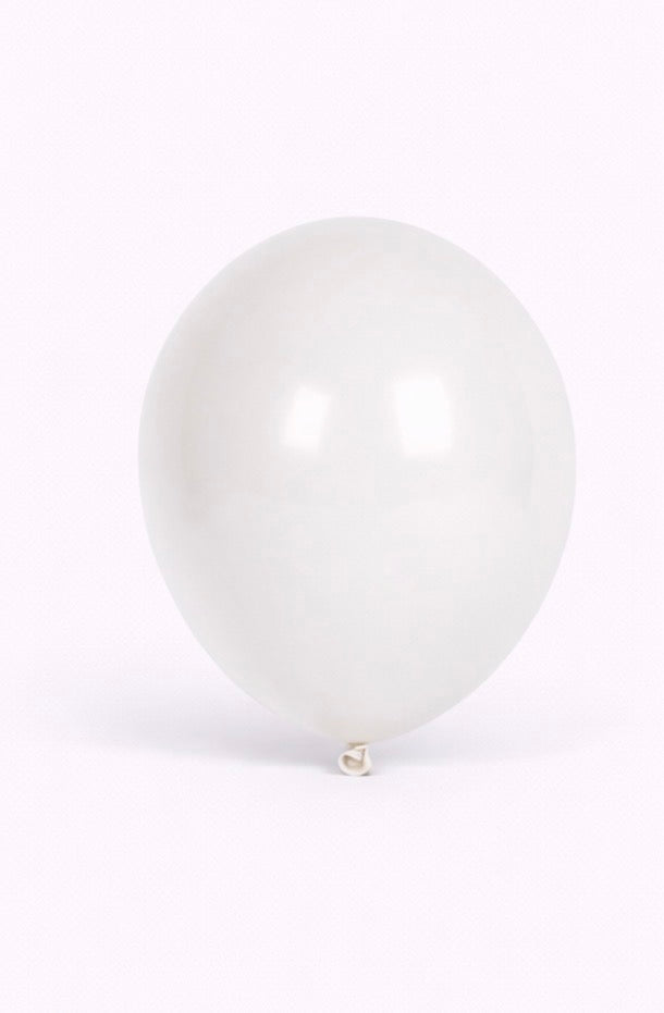 White- balloon -Helium Filled