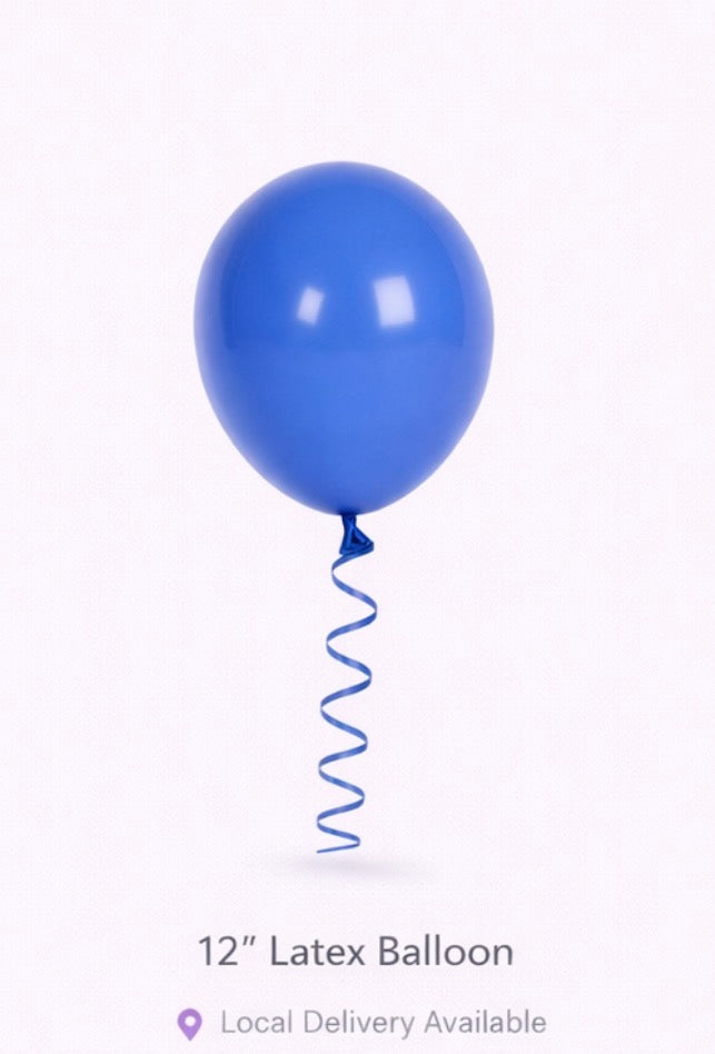 Dark Blue -Balloons -Helium Filled