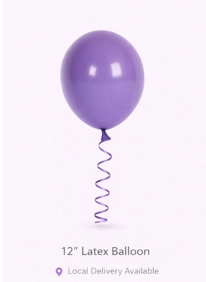 Standard Lavender-Balloons -Helium Filled