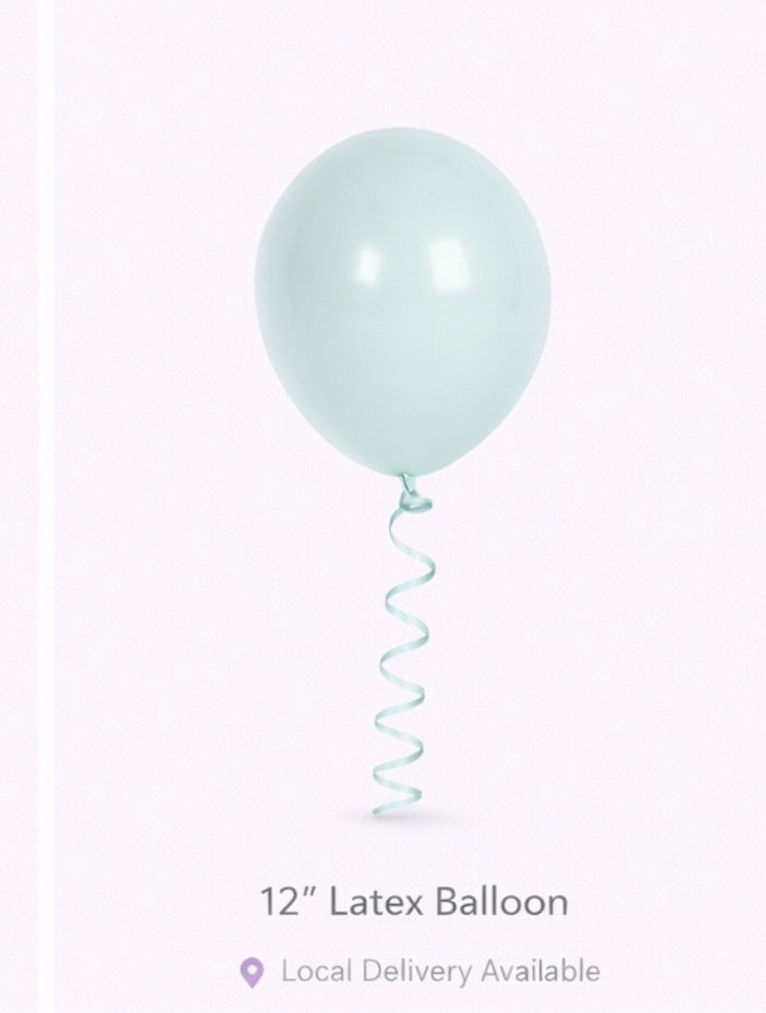 Dusty Blue 50 pack /100 pack- Latex Balloon –  Balloons -Helium available)