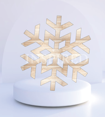 Snowflake  -Wood- 5 days TURN AROUND { PICK UP ONLY}